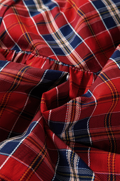 Holly Plaid Tiered Dress