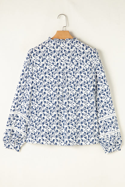 Autumn Lace Long Sleeve Blouse
