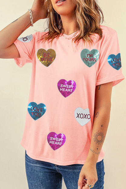 Candy Hearts Valentine Tee