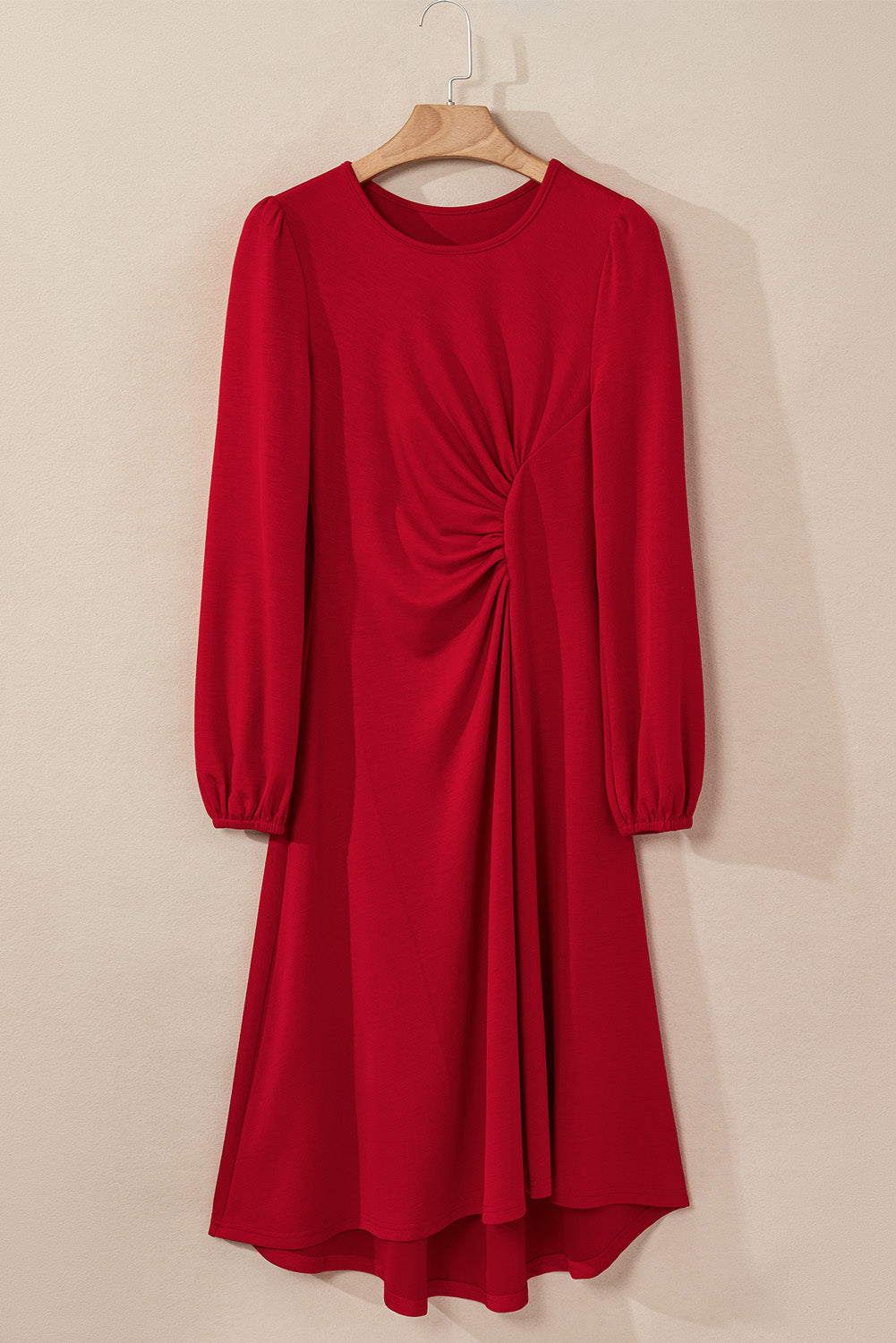 Scarlet Grace Ruched Midi Dress
