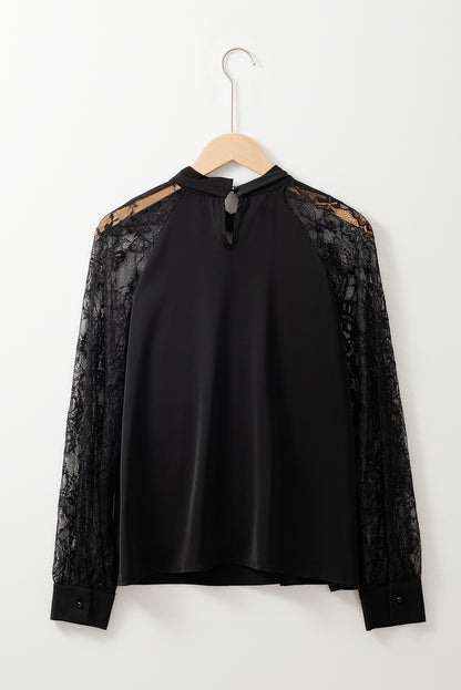Twilight Lace Long Sleeve Blouse